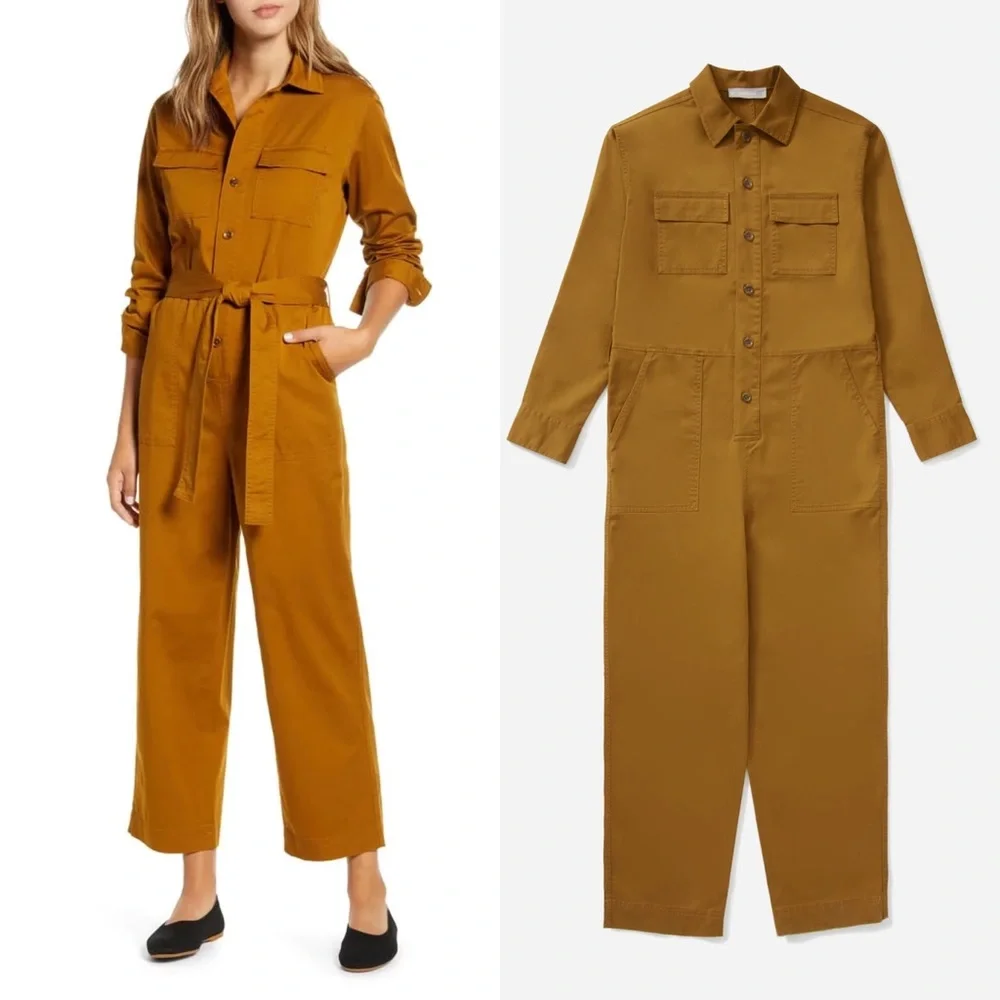 Everlane Mustard Jumpsuit